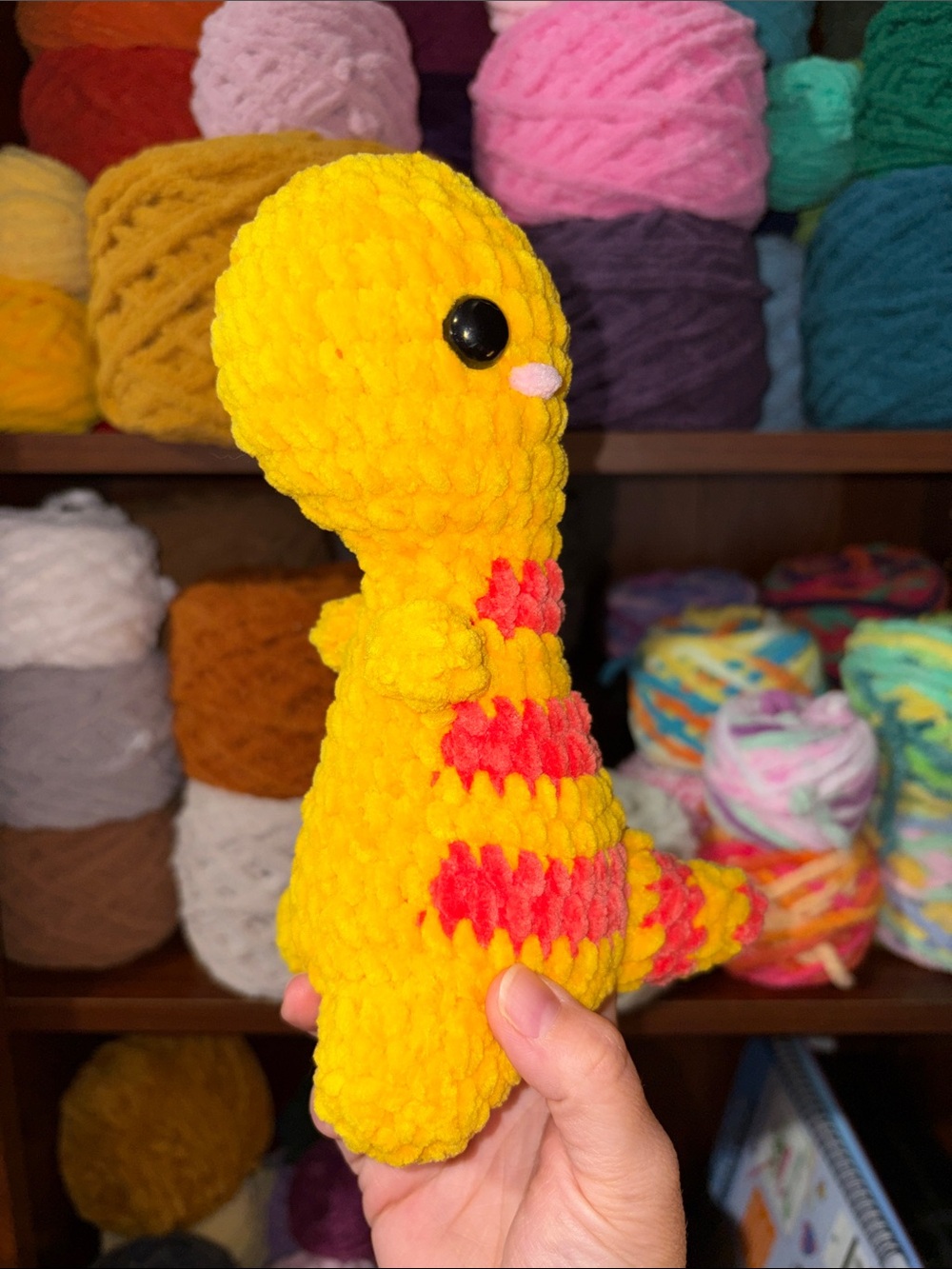 Handmade Crochet Dino